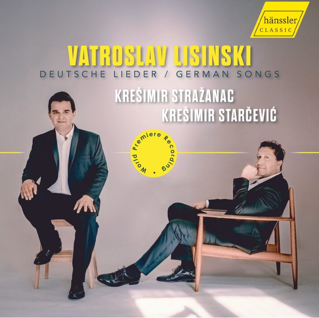 Vatroslav Lisinski — Deutsche Lieder / German Songs, front cover